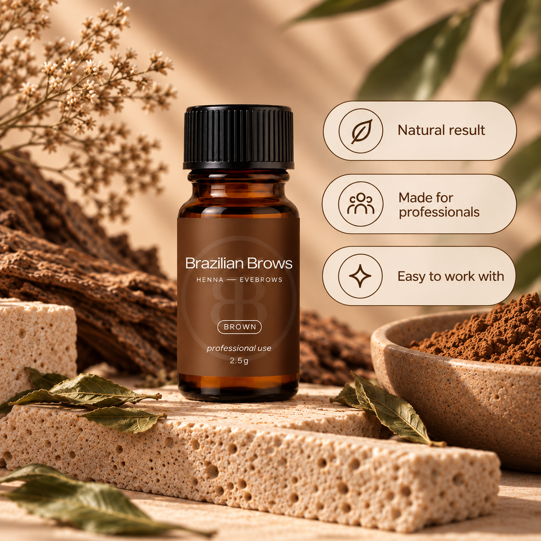 Henna Eyebrow Dye - Brown