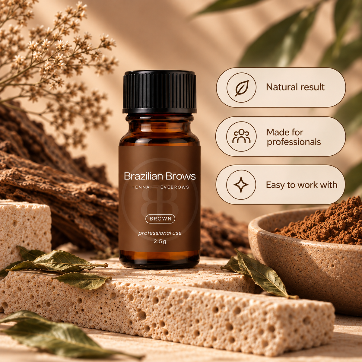 Henna Eyebrow Dye - Brown