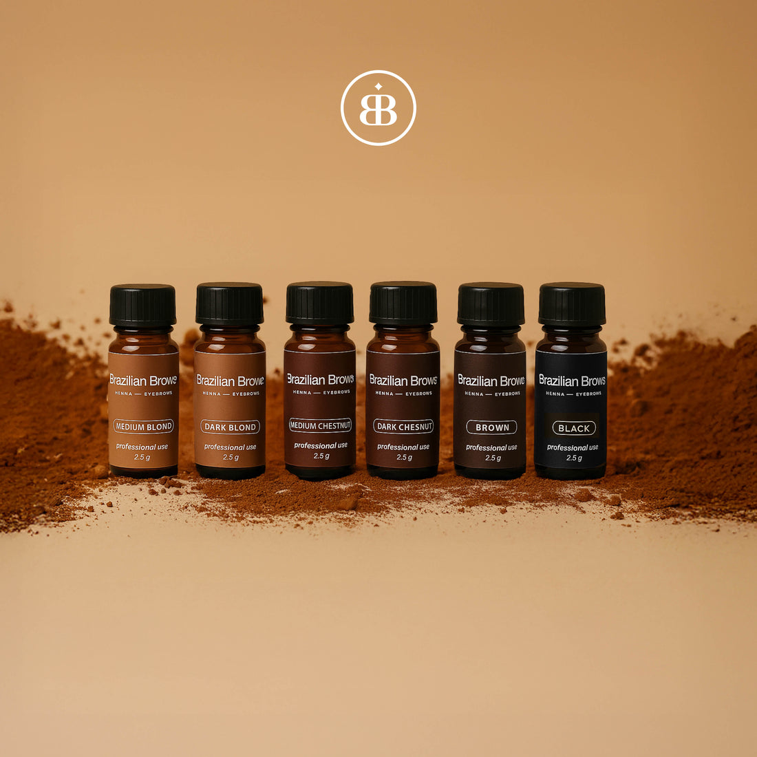 Henna Kit: 6 Premium Shades