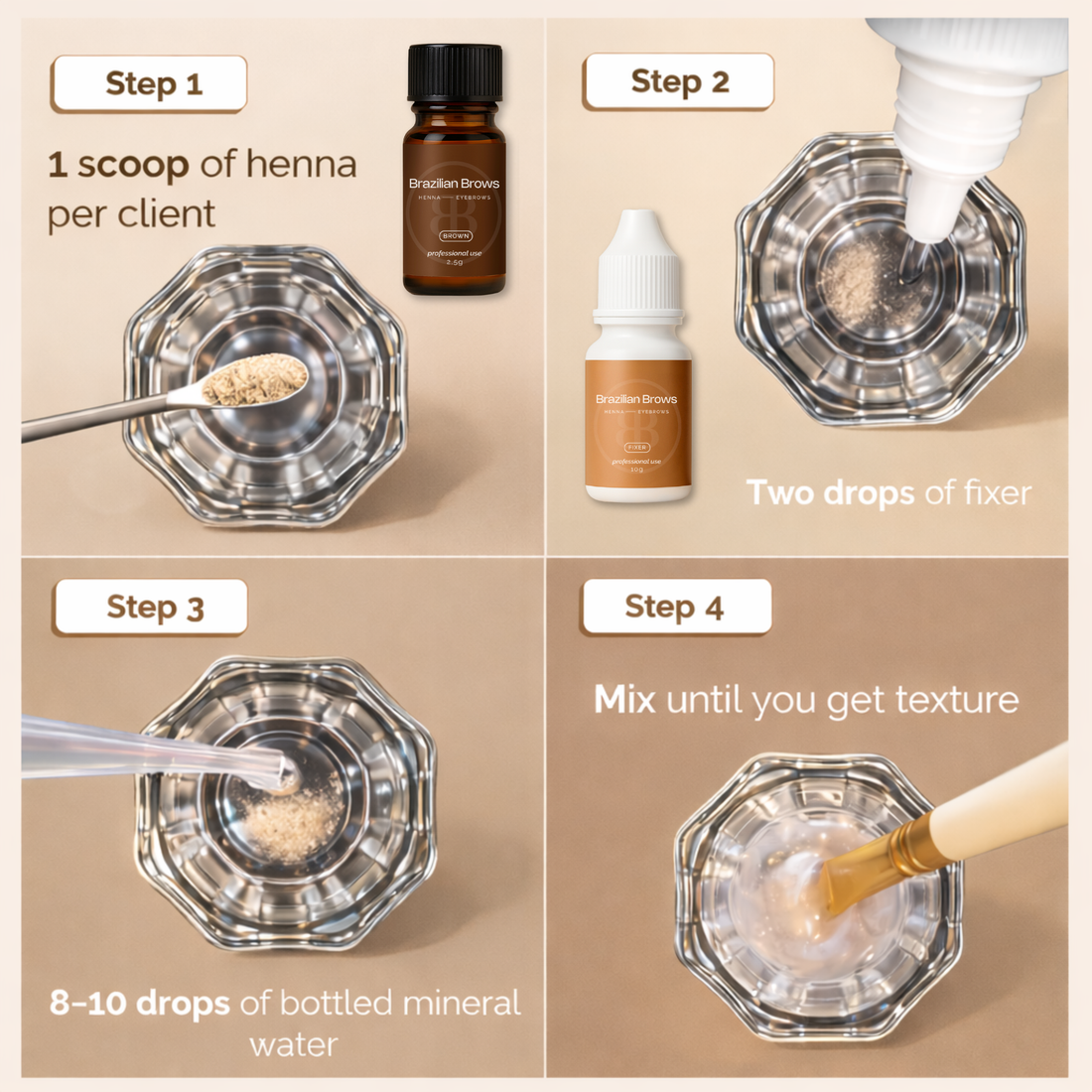 Brazilian Brows Henna - Brown