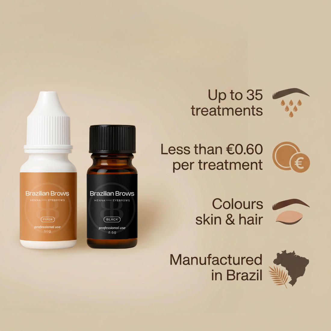 Henna Eyebrow Dye - Black