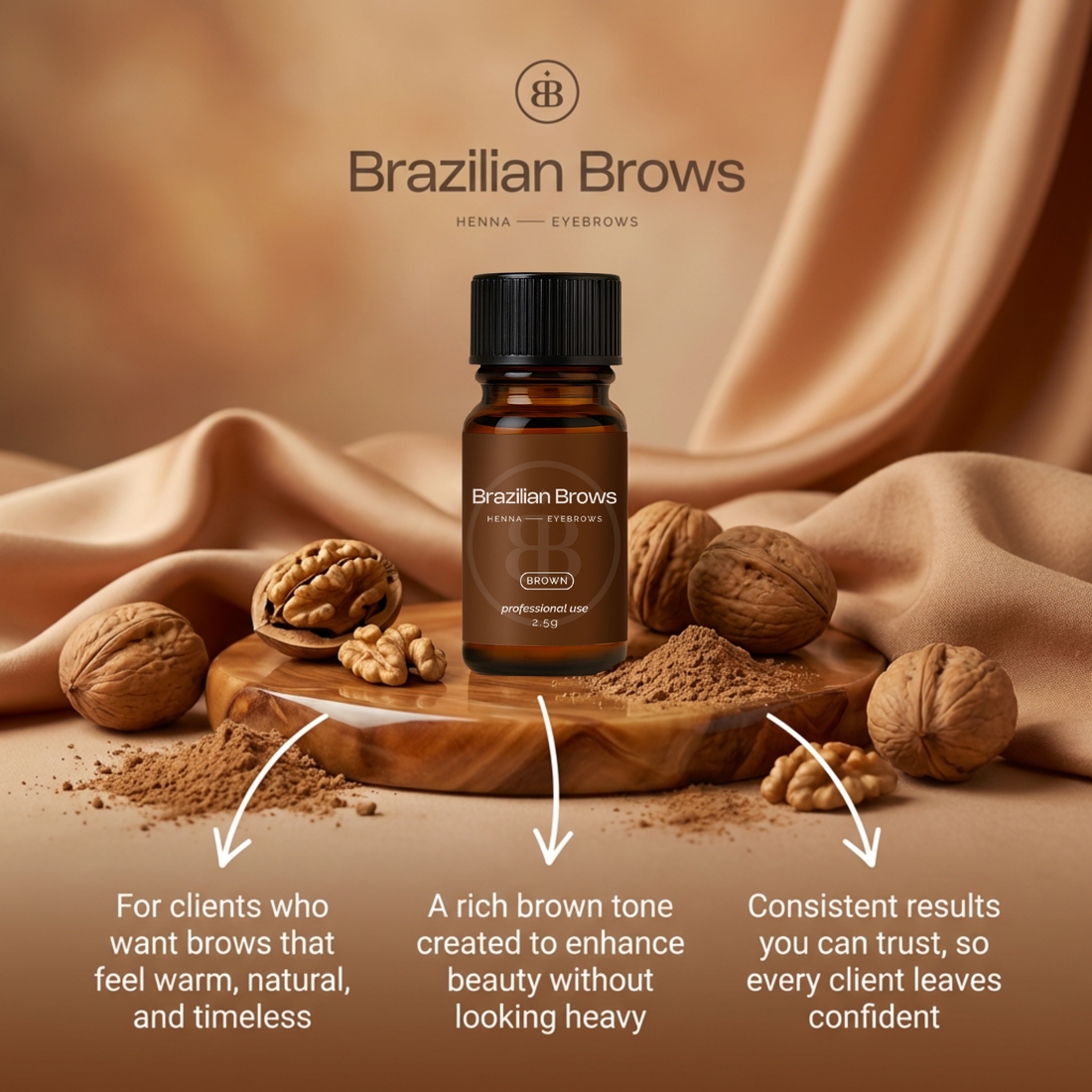 Brazilian Brows Henna - Brown