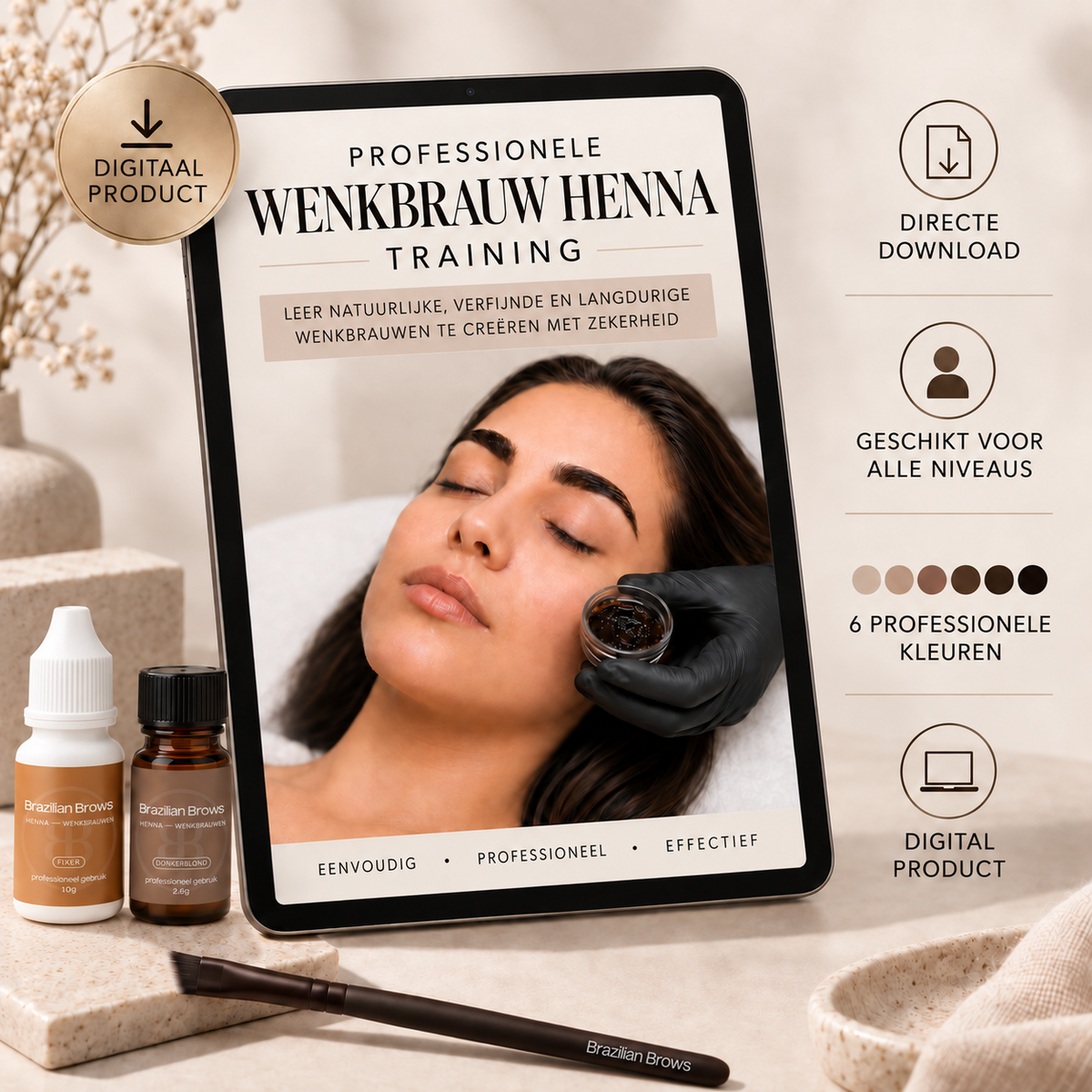 Professional Henna Brow Training