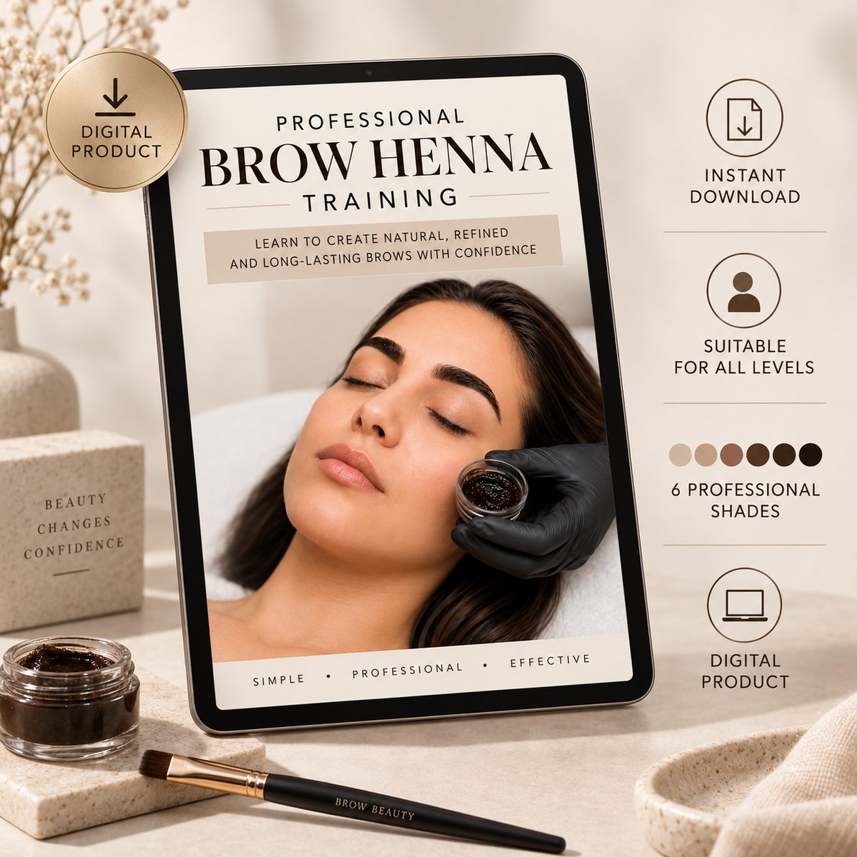 Professional Henna Brow Training