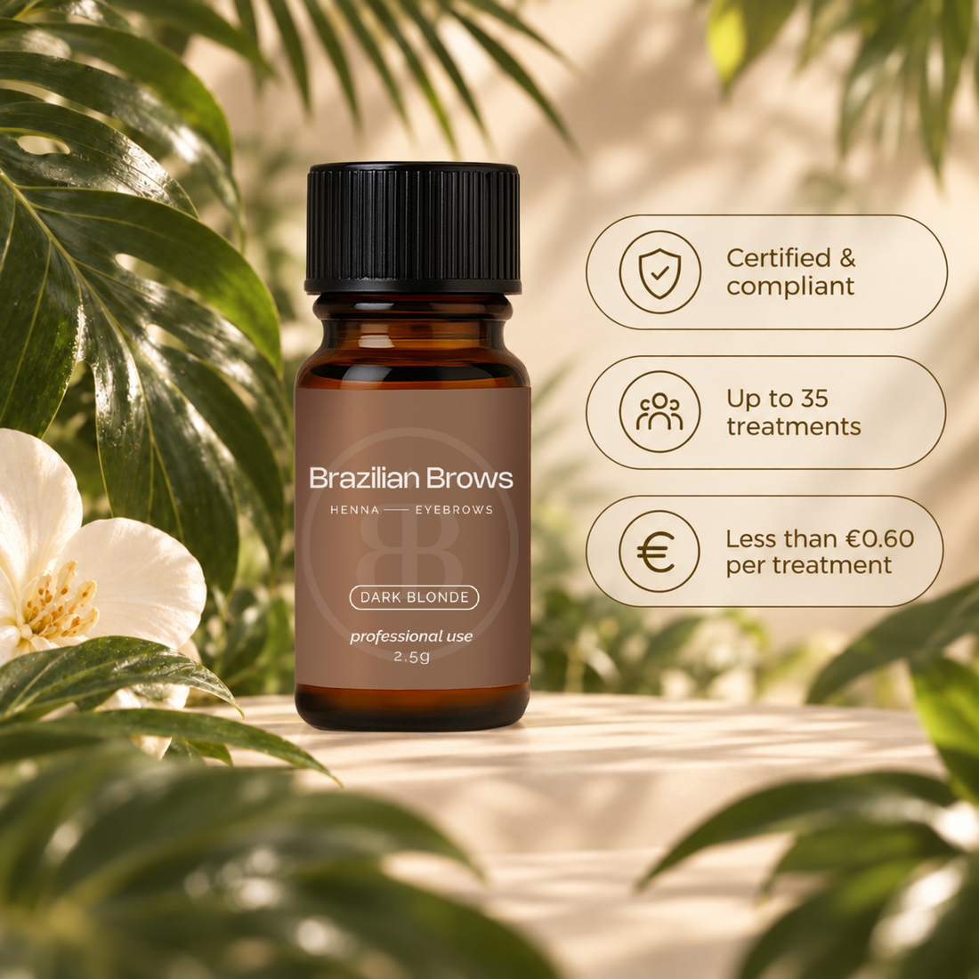Henna Eyebrow Dye - Dark Blonde
